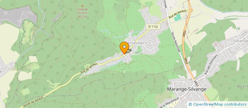 localisation de l'entreprise RJMC  PIERREVILLERS