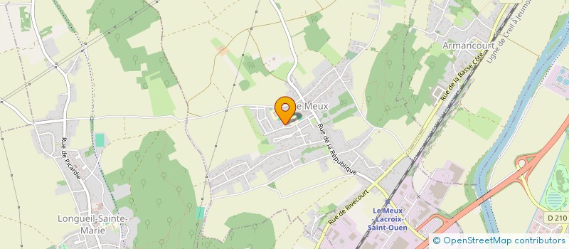 localisation de l'entreprise RJMC IMMO  LE MEUX