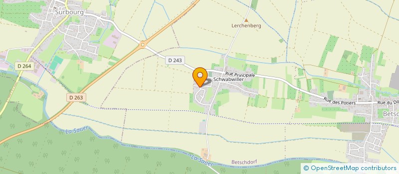 localisation de l'entreprise RJO IMMO  BETSCHDORF