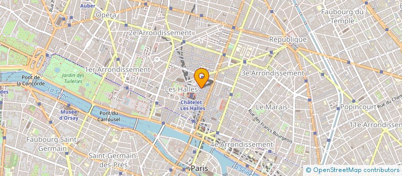 localisation de l'entreprise RJP 2 à PARIS