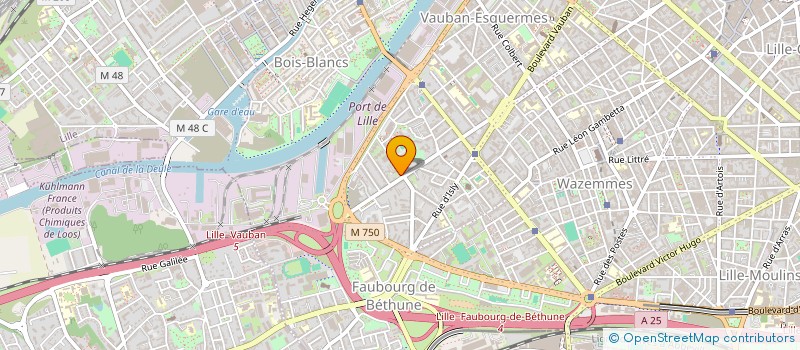 localisation de l'entreprise RJP  CROIX