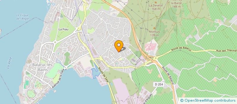 localisation de l'entreprise RJP  BALARUC-LES-BAINS