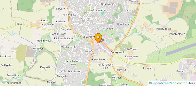 localisation de l'entreprise RJP FINANCEMENT à GOUESNOU