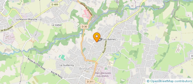 localisation de l'entreprise RJPC à BRINDAS