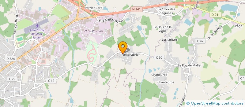 localisation de l'entreprise RJPT PARTICIPATIONS à SAINT JUNIEN