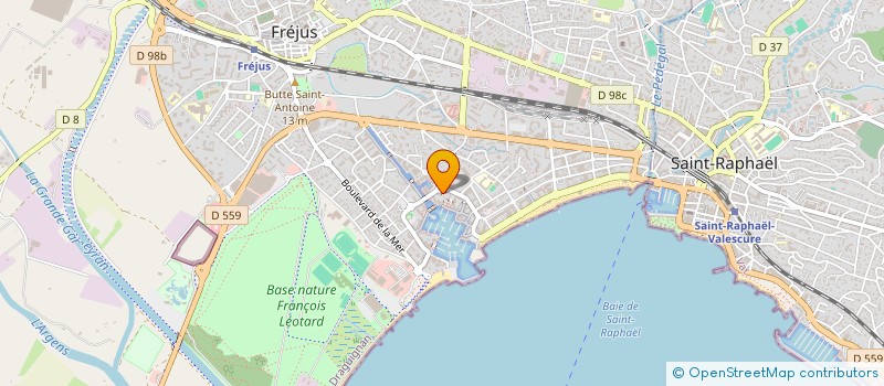 localisation de l'entreprise RJR à FREJUS