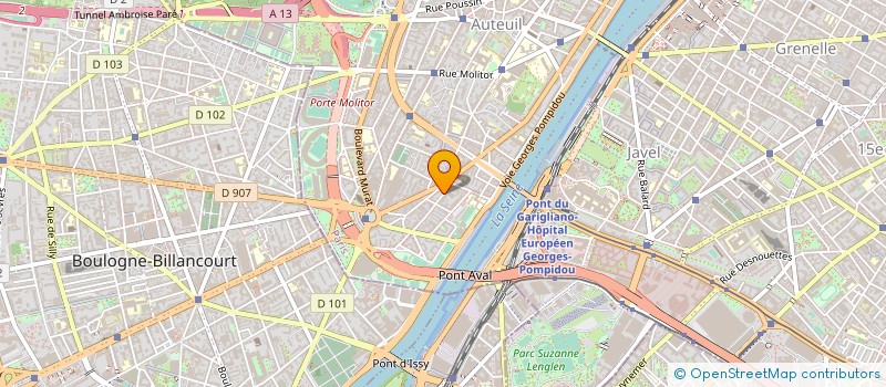 localisation de l'entreprise RJR à COURBEVOIE