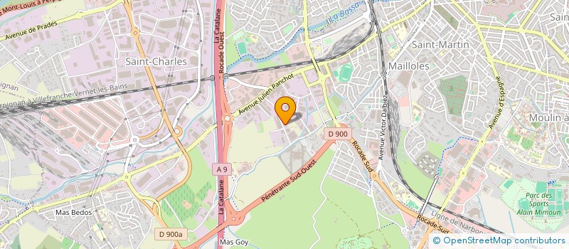 localisation de l'entreprise RJR à PERPIGNAN