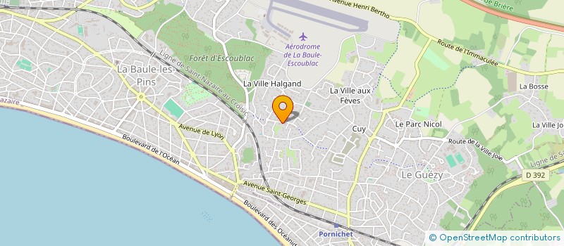 localisation de l'entreprise RJS ENERGY à LA BAULE-ESCOUBLAC