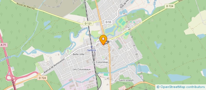localisation de l'entreprise RJS RENOVATION  SALBRIS