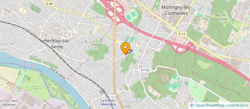 localisation de l'entreprise RJSR GROUPE  MONTIGNY-LES-CORMEILLES