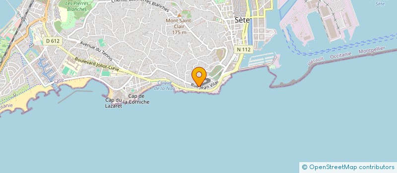 localisation de l'entreprise RJT à SETE