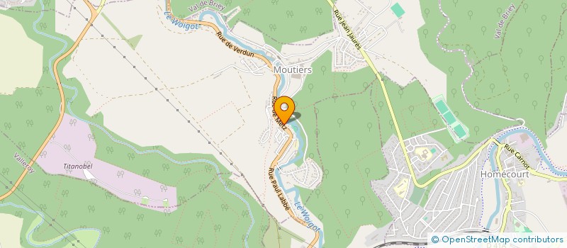 localisation de l'entreprise RJTS  MOUTIERS