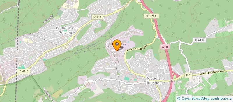 localisation de l'entreprise RJU  ROQUEFORT-LA-BEDOULE