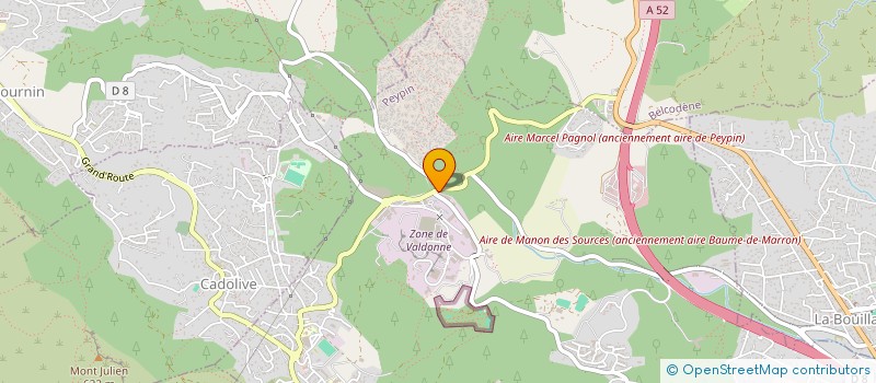 localisation de l'entreprise RJV  PEYPIN