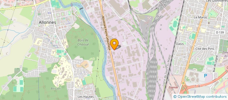 localisation de l'entreprise RJV GROUP à LE MANS