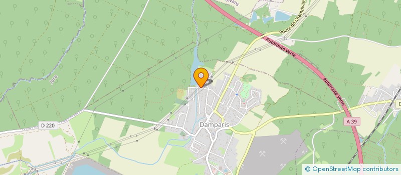 localisation de l'entreprise RJVR  DAMPARIS