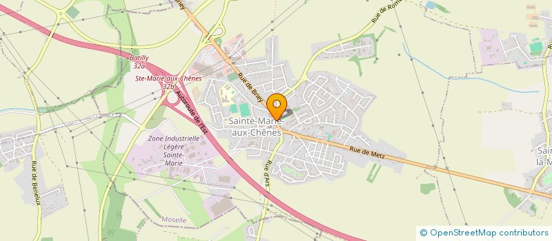 localisation de l'entreprise RK  SAINTE-MARIE-AUX-CHENES