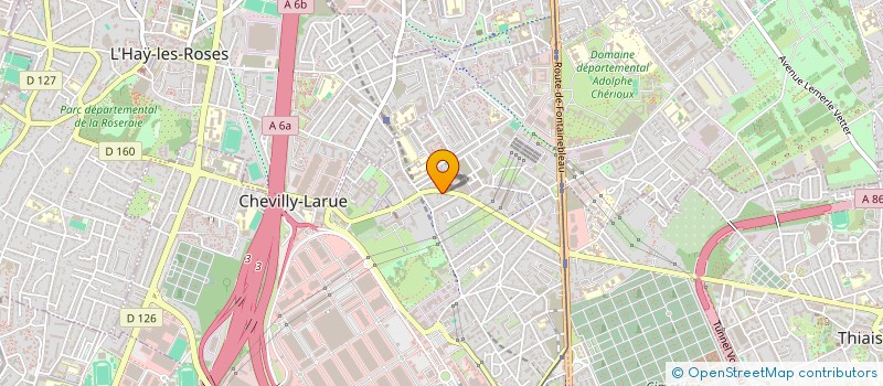 localisation de l'entreprise RK  CHEVILLY LARUE