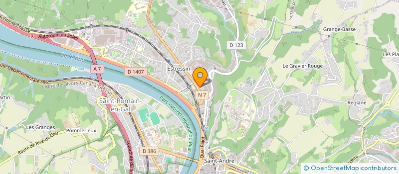 localisation de l'entreprise RK AUTO MOTO  VIENNE