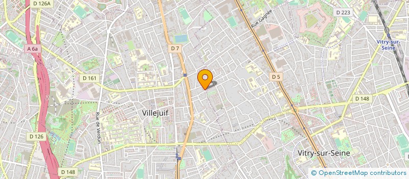 localisation de l'entreprise RK BATIMENT à VILLEJUIF