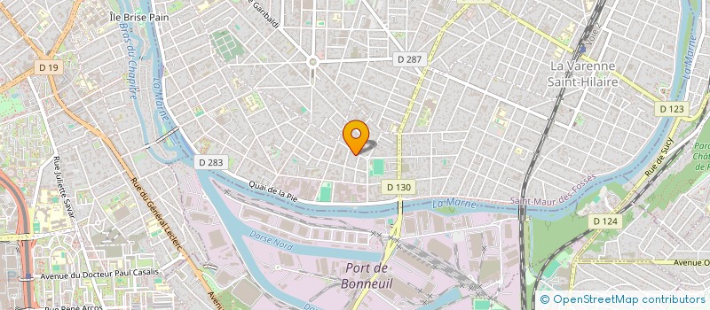 localisation de l'entreprise RK DATA à SAINT-MAUR-DES-FOSSES