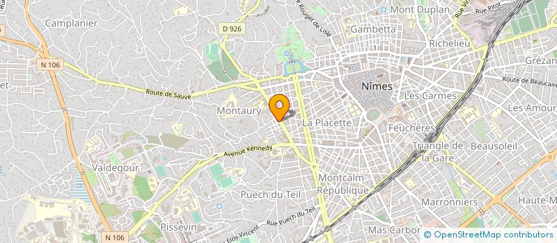 localisation de l'entreprise RK DIAG IMMO 30 à NIMES