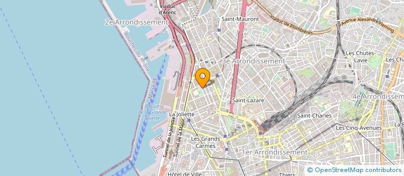localisation de l'entreprise RK EXPRESS à MARSEILLE