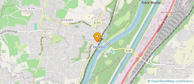 localisation de l'entreprise RK HOLDING  VERNAISON