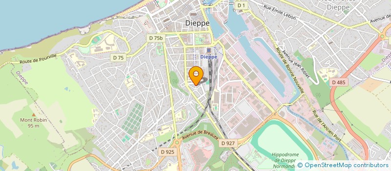 localisation de l'entreprise RK HOLDING  DIEPPE