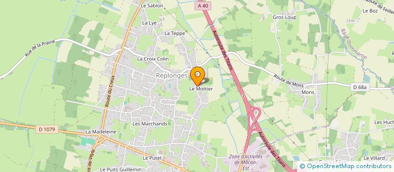 localisation de l'entreprise RK HOME  REPLONGES