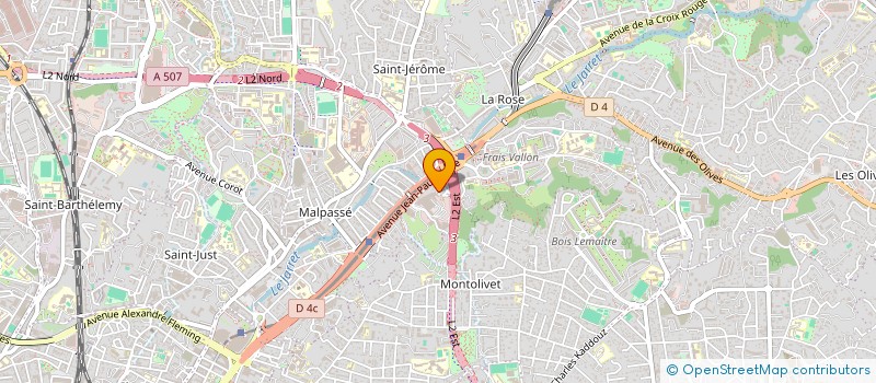 localisation de l'entreprise RK-IMMO à MARSEILLE