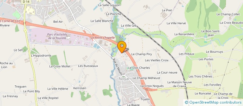 localisation de l'entreprise RK IMMO  NOYAL