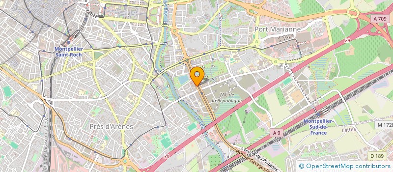 localisation de l'entreprise RK IMMO à MONTPELLIER