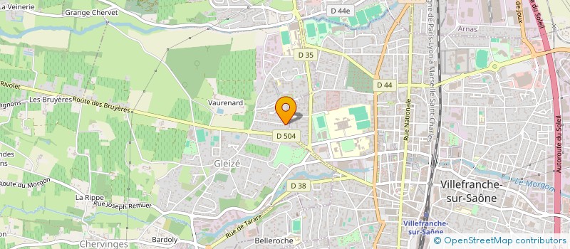 localisation de l'entreprise RK INVEST à GLEIZE