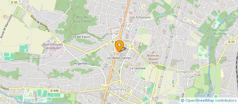 localisation de l'entreprise RK INVEST à MONTLHERY