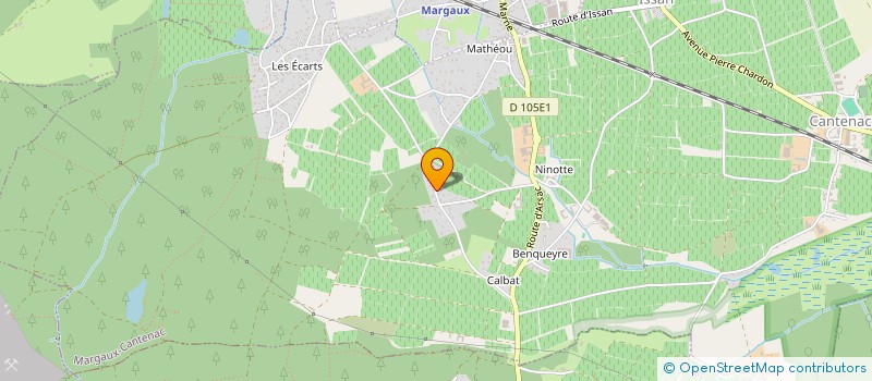 localisation de l'entreprise RK INVEST  MARGAUX-CANTENAC