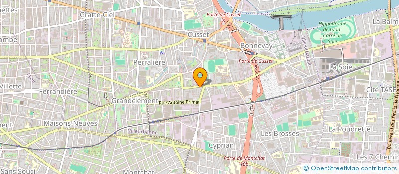 localisation de l'entreprise RK MARKET  VILLEURBANNE