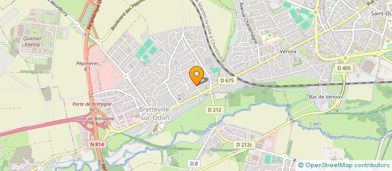 localisation de l'entreprise RK PLOMBERIE  BRETTEVILLE-SUR-ODON