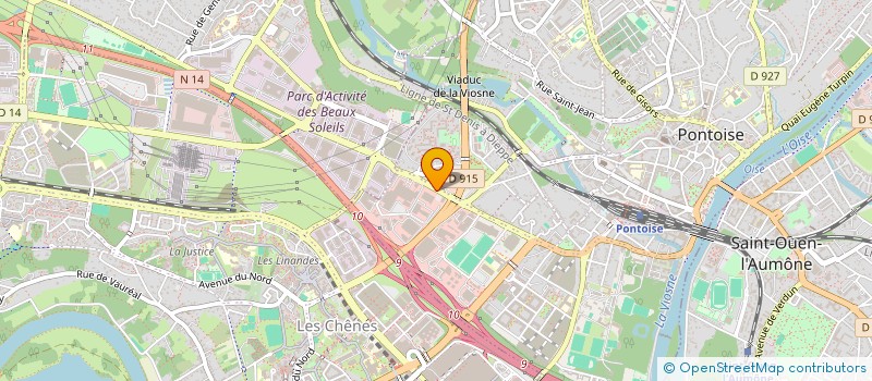 localisation de l'entreprise RK PONTOISE  PONTOISE