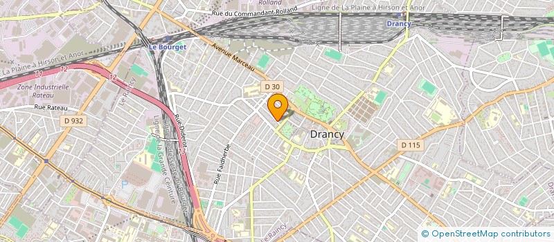 localisation de l'entreprise RK PRO à DRANCY