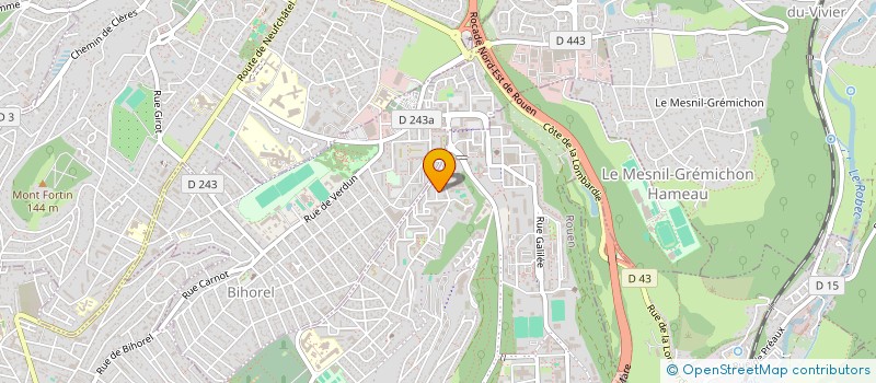 localisation de l'entreprise RK PROJECTIONS EURL à ROUEN