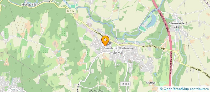 localisation de l'entreprise RK REALISATION  SAINT-BARTHELEMY-DE-VALS