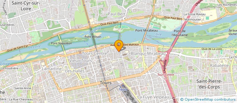 localisation de l'entreprise RK RESTAURATION  TOURS