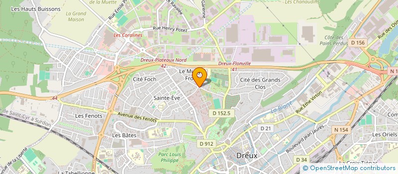 localisation de l'entreprise RK SECURITY à DREUX