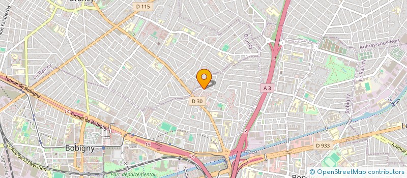 localisation de l'entreprise RK SOLUTION  BOBIGNY