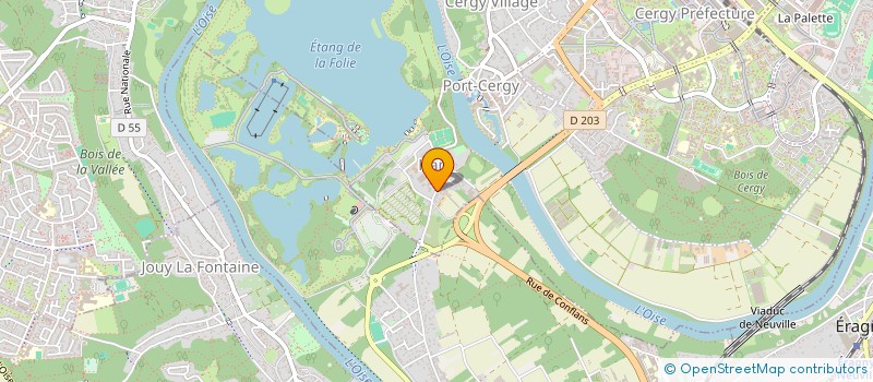 localisation de l'entreprise RK SUCCESS  CERGY