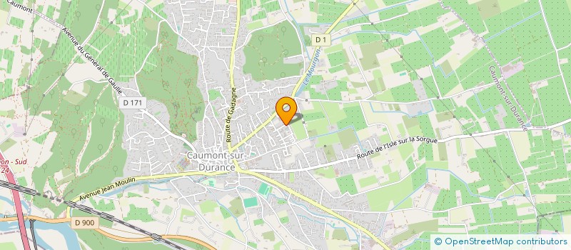 localisation de l'entreprise RK TRANSPORTS à CAUMONT-SUR-DURANCE