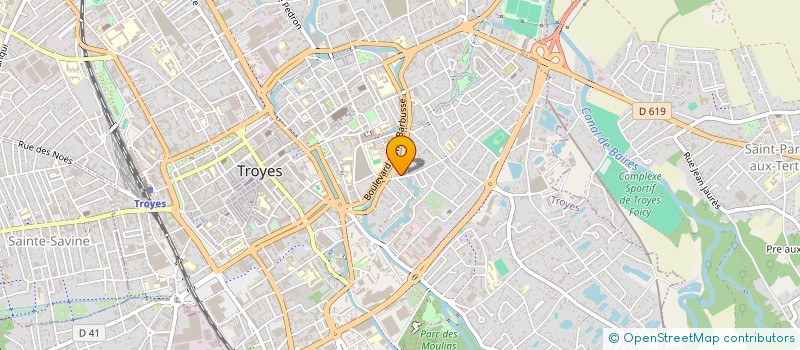 localisation de l'entreprise RK TRANSPORTS à TROYES