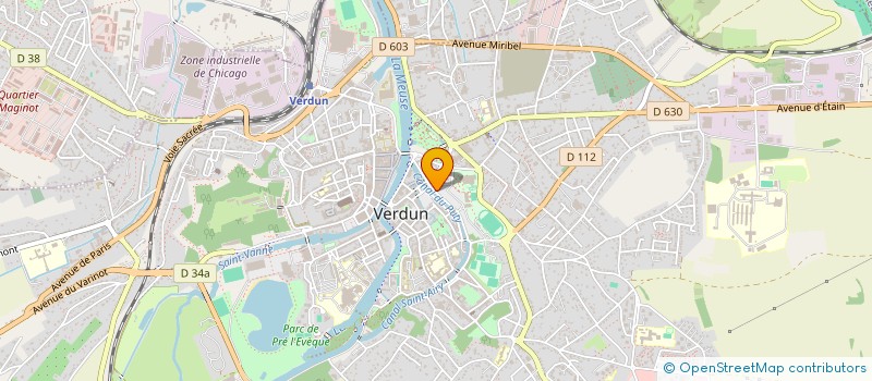 localisation de l'entreprise RK WELLNESS-VALLEY à VERDUN